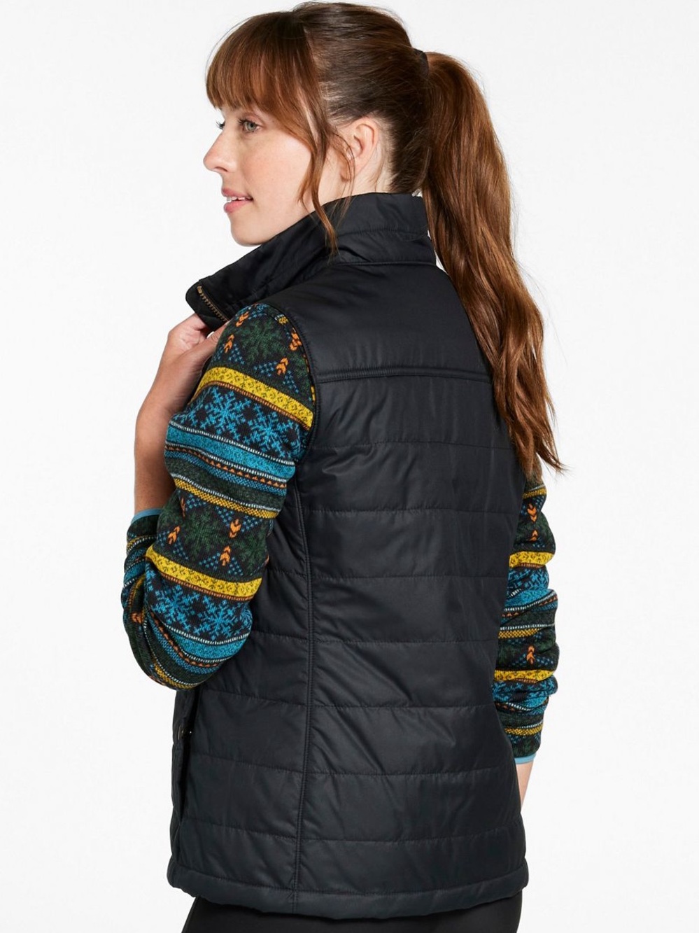 L.L.Bean Women's Mountain Classic Puffer Vest Mediums - Picture 4 of 16